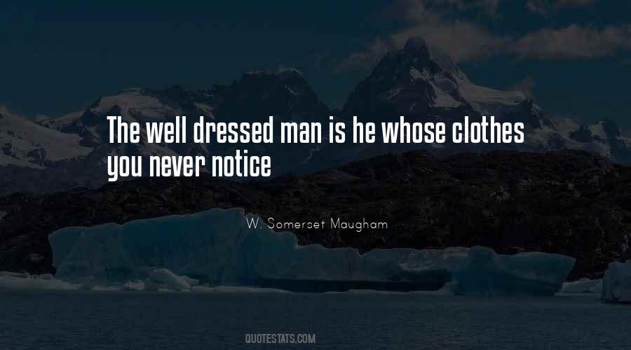 Quotes About Well Dressed Man #905490