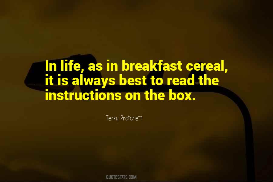 Quotes About Cereal #1748598