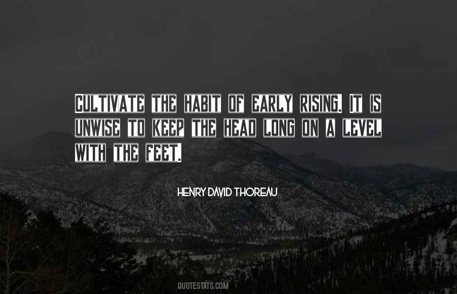 Level Head Quotes #859354