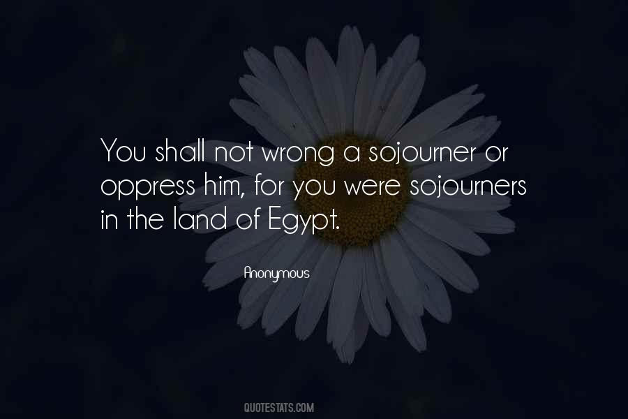 Quotes About Sojourners #1186105