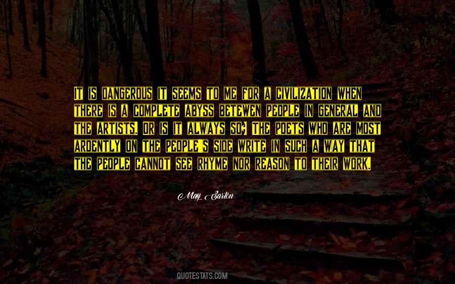 Quotes About Rhyme And Reason #1876479
