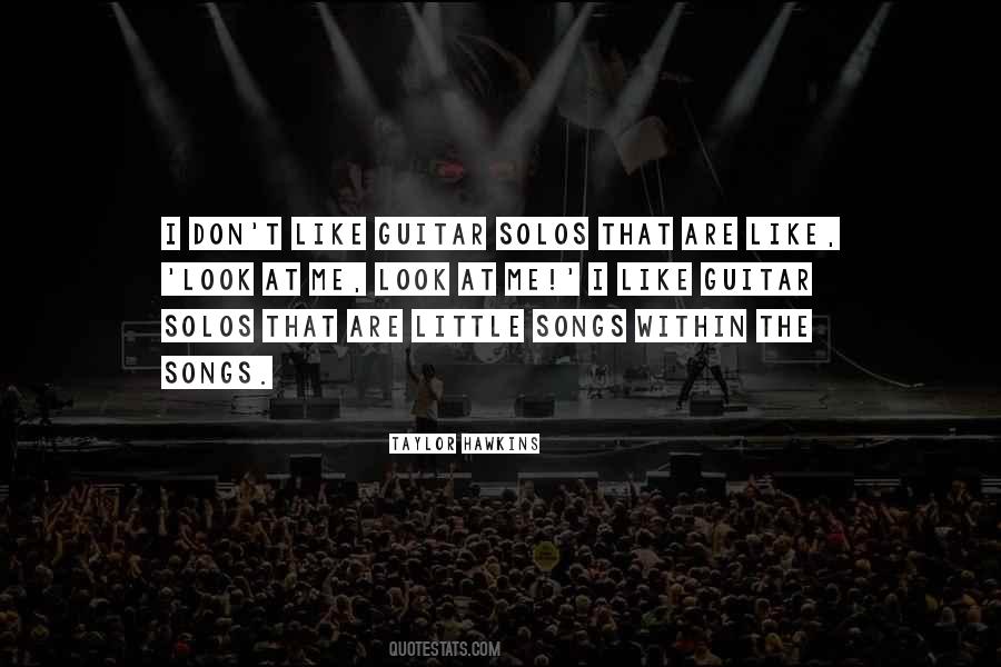 Quotes About Guitar Solos #169307