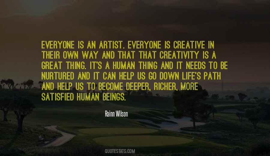 Be A Great Artist Quotes #1037070