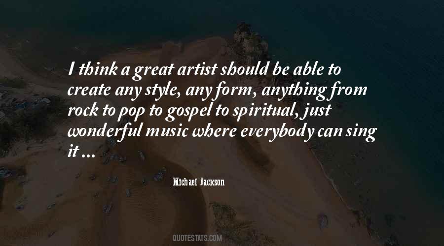 Be A Great Artist Quotes #1183783