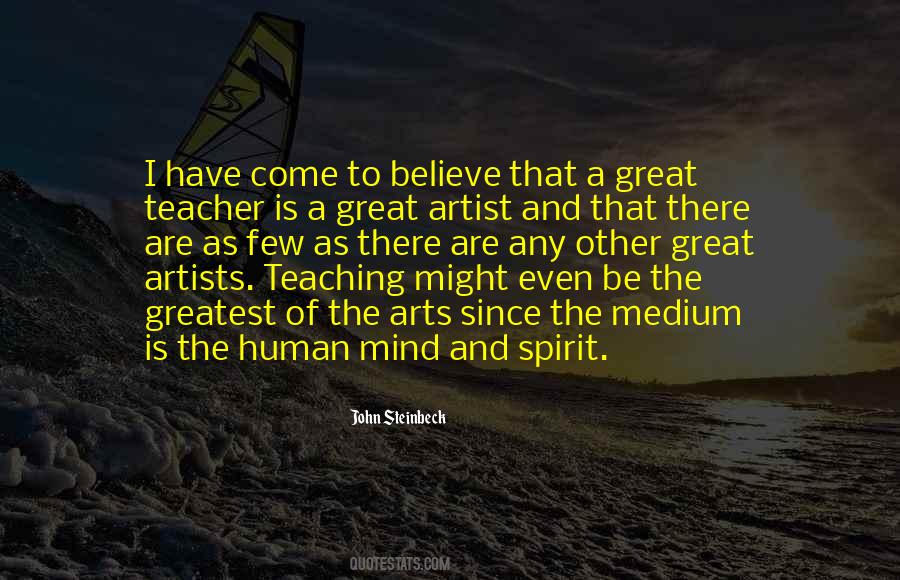 Be A Great Artist Quotes #710896