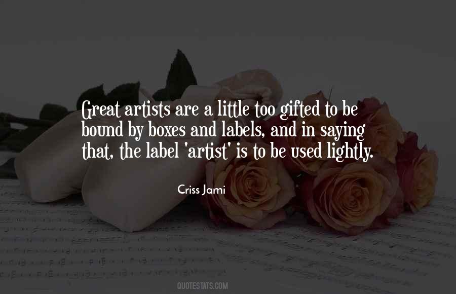 Be A Great Artist Quotes #794377
