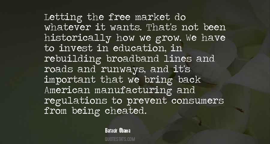 Quotes About Free Market #1276169