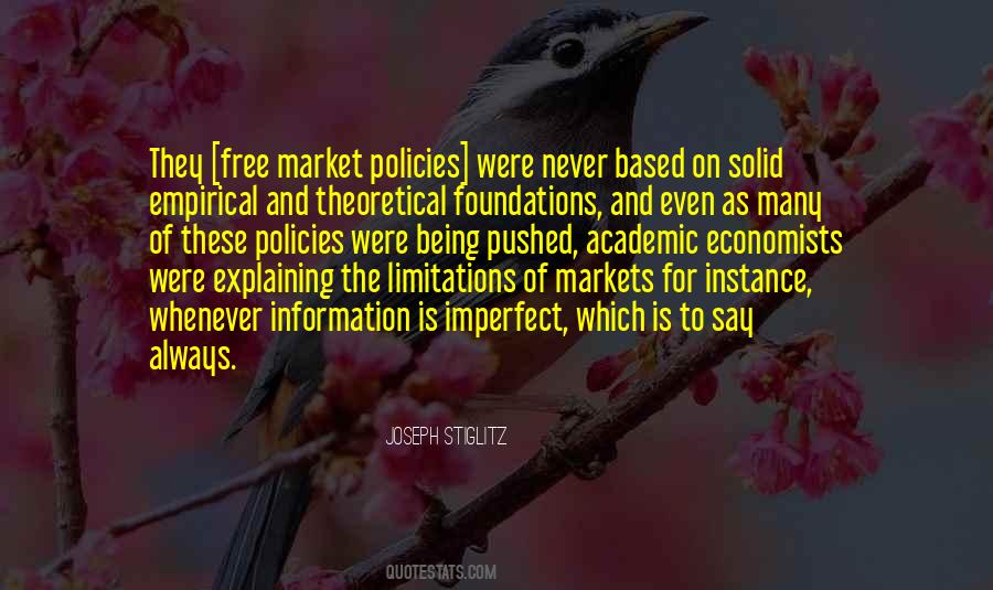 Quotes About Free Market #1740350