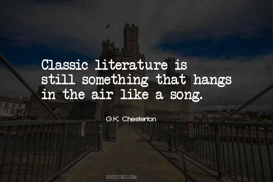 Quotes About Classic Literature #1375318