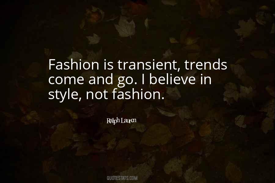 Quotes About Style And Fashion #162268