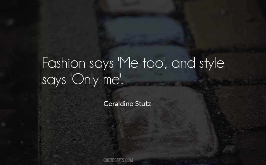 Quotes About Style And Fashion #746902