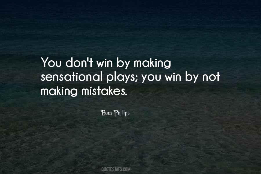 Quotes About Not Making Mistakes #1331408