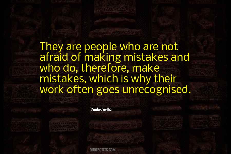 Quotes About Not Making Mistakes #524677