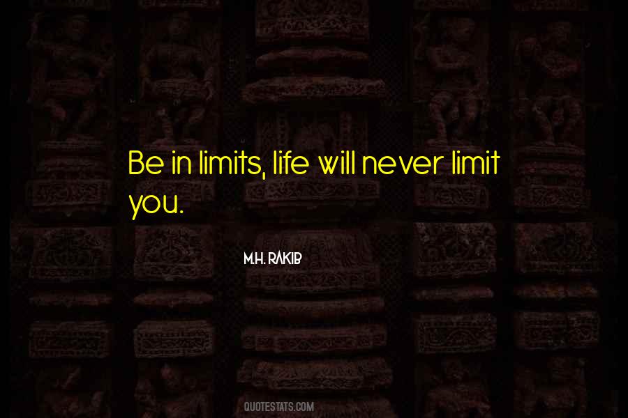 Self Limit Quotes #1830656