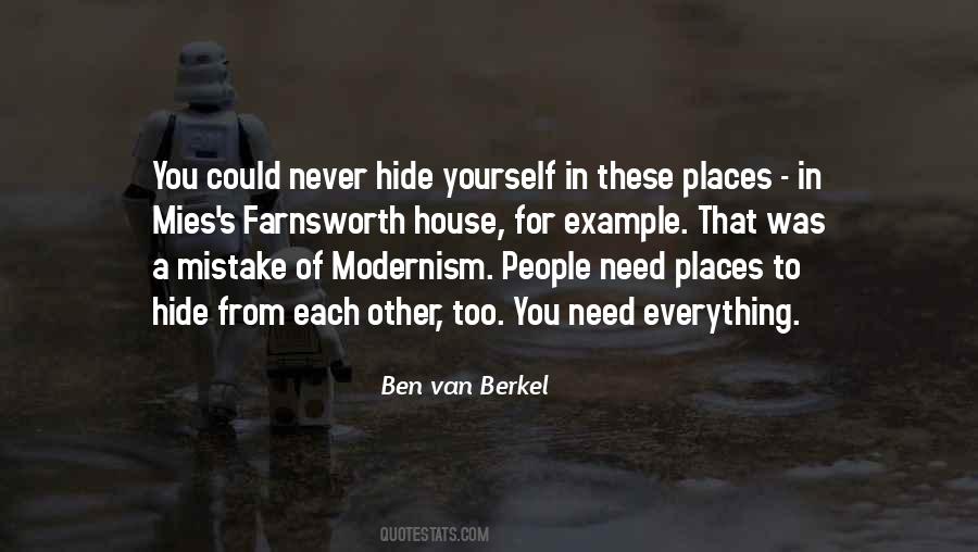 Places For People Quotes #722302