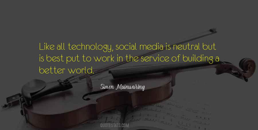 Quotes About The Social Media #49385