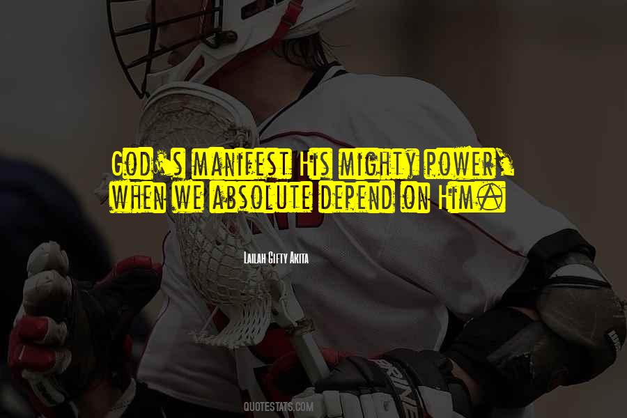 Quotes About God Power #23597