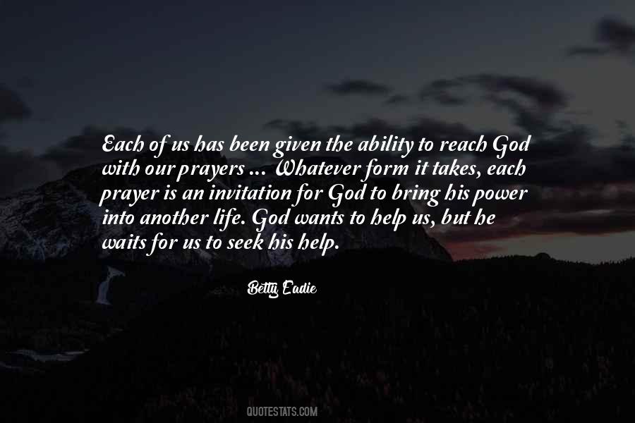 Quotes About God Power #99534