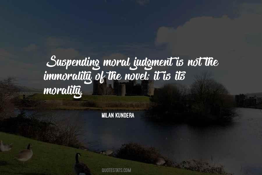 Moral Judgment Quotes #1568568