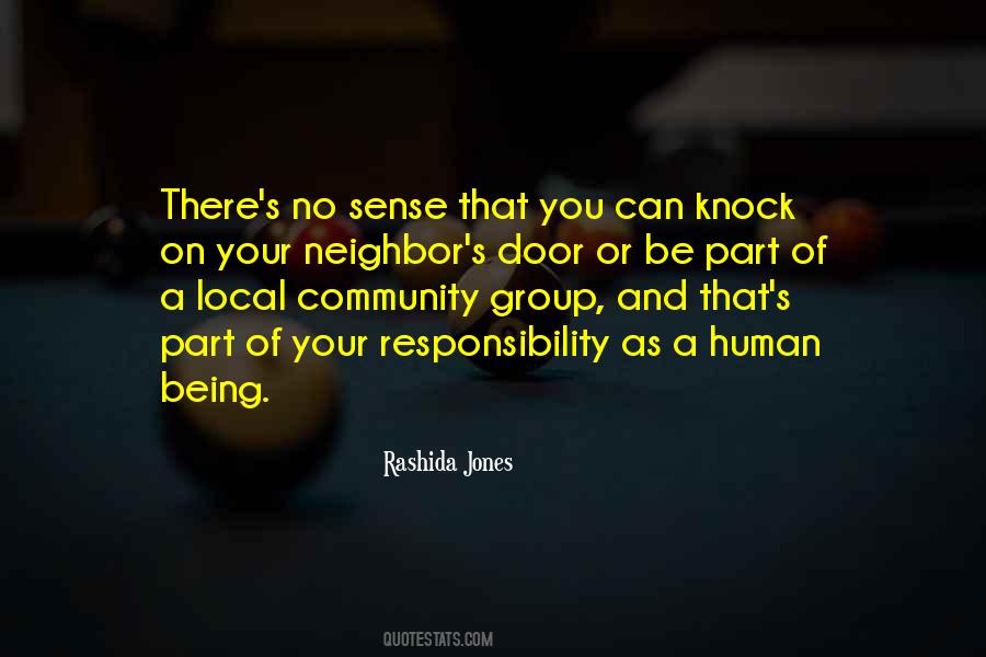 Quotes About Being Part Of A Community #1613792