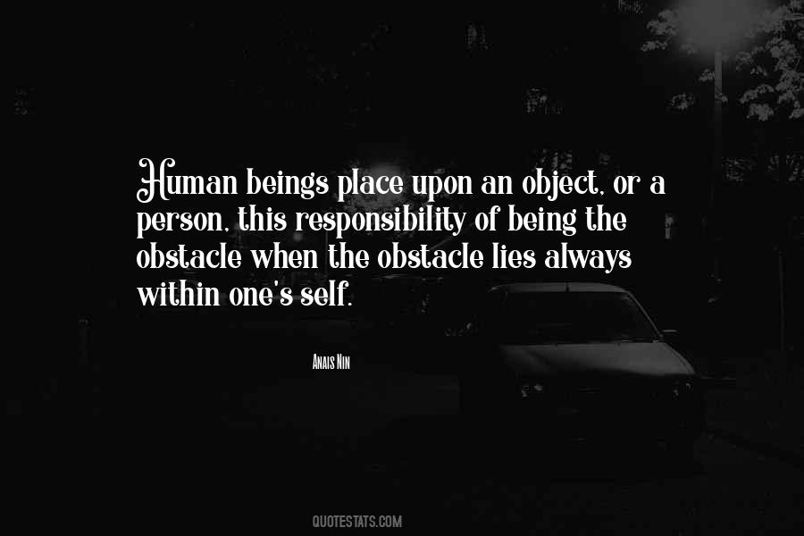 Person Or Object Quotes #1348296