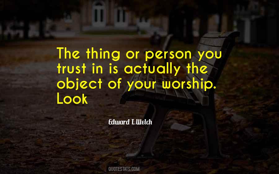 Person Or Object Quotes #441763
