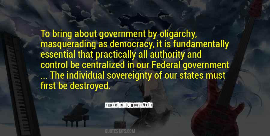 Quotes About Oligarchy #1495908