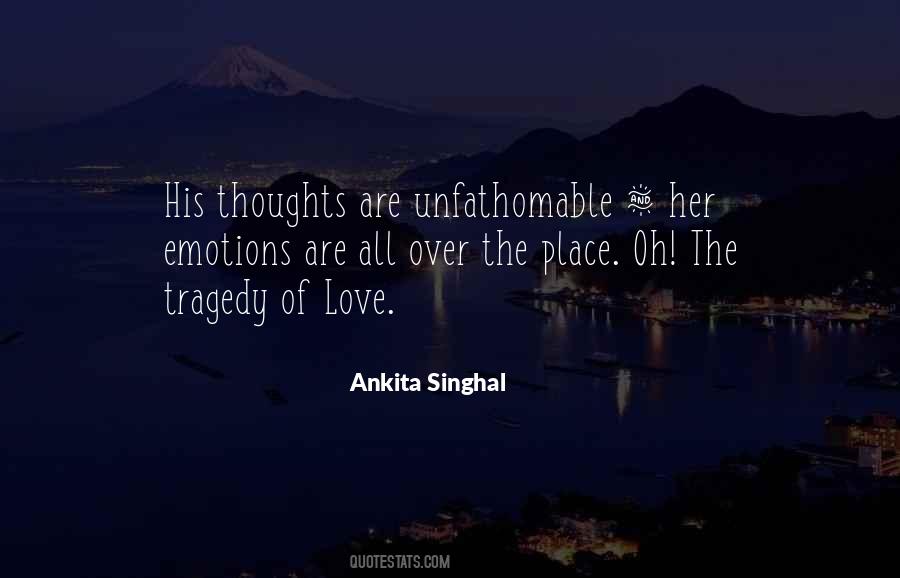 Tragedy Of Love Quotes #1694409