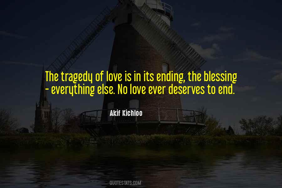 Tragedy Of Love Quotes #704066