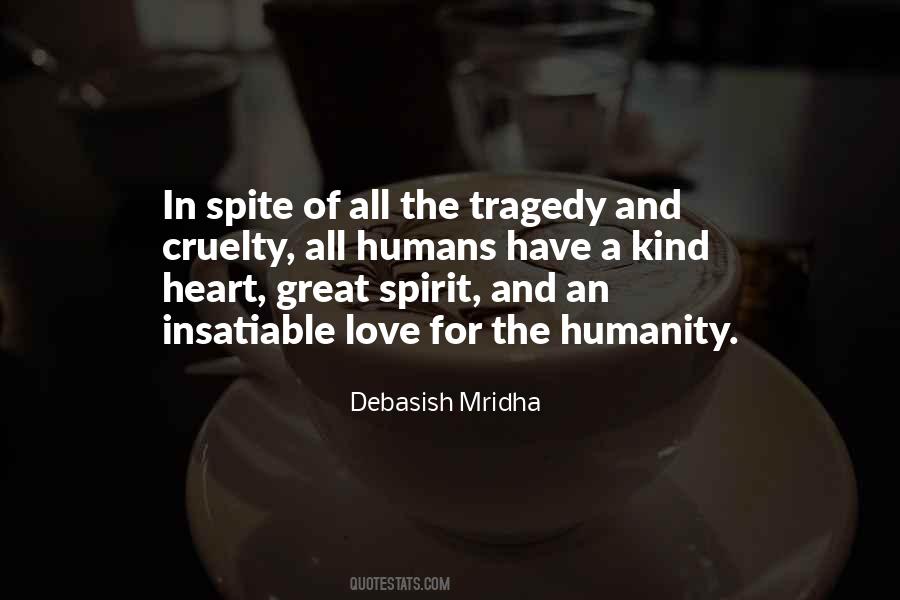 Tragedy Of Love Quotes #969453