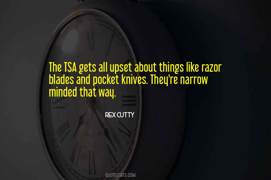 Quotes About Razor Blades #1027976