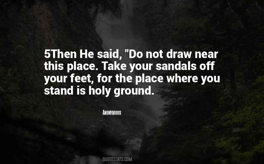 Holy Place Quotes #809960