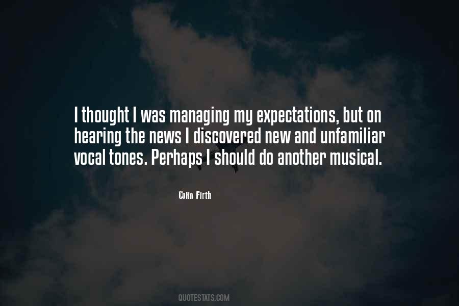 Quotes About Managing Expectations #128403