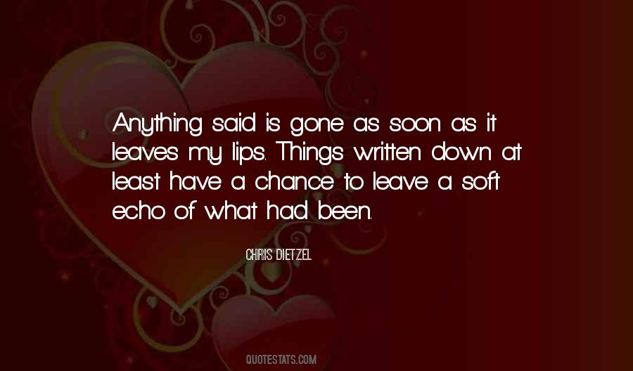 Soft Things Quotes #1344142