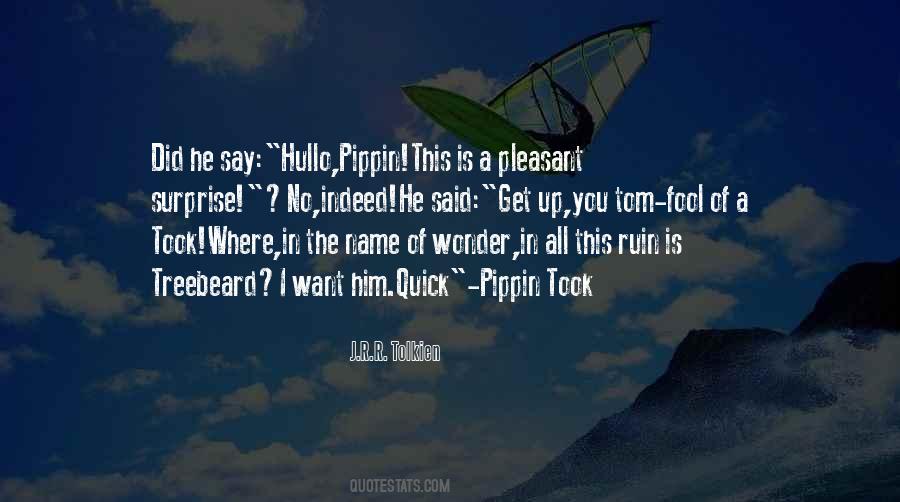 Quotes About Pippin #90968