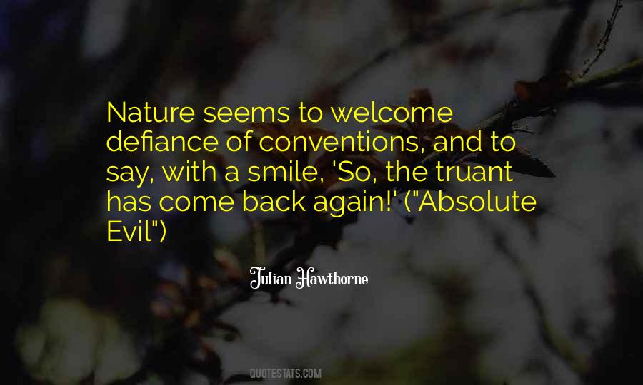 Quotes About Smile And Nature #1194219