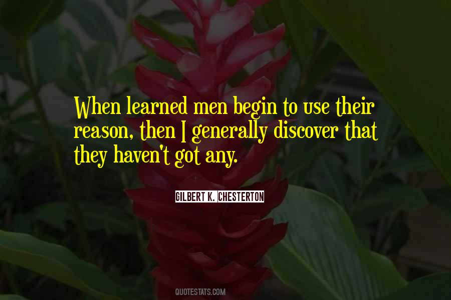 Learned Men Quotes #168125