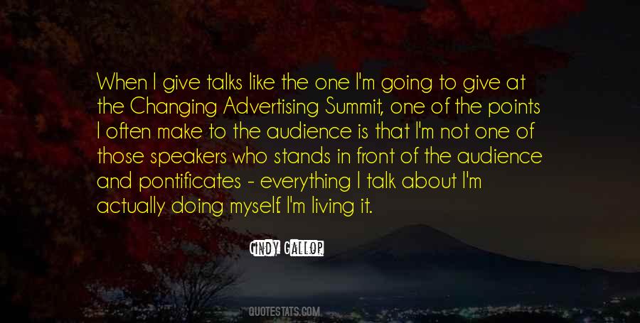 Quotes About Speakers #1299956