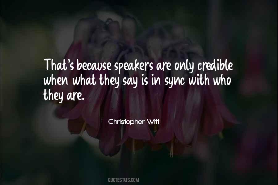 Quotes About Speakers #1303033
