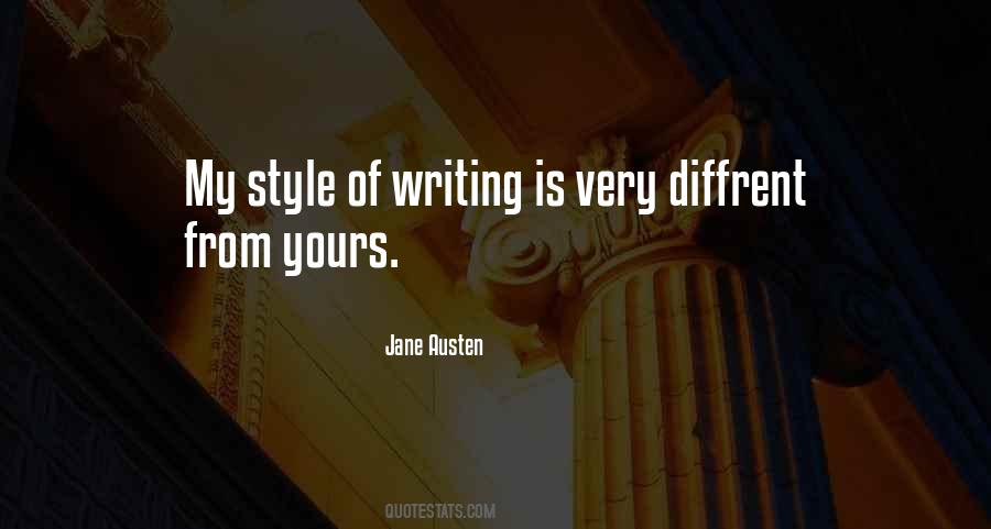 Quotes About Style Of Writing #1642849