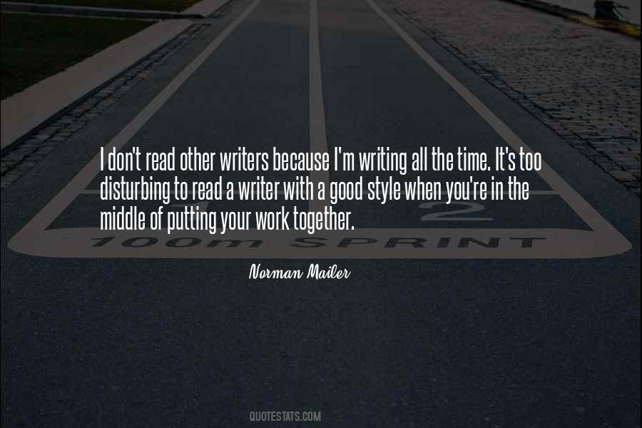 Quotes About Style Of Writing #361287