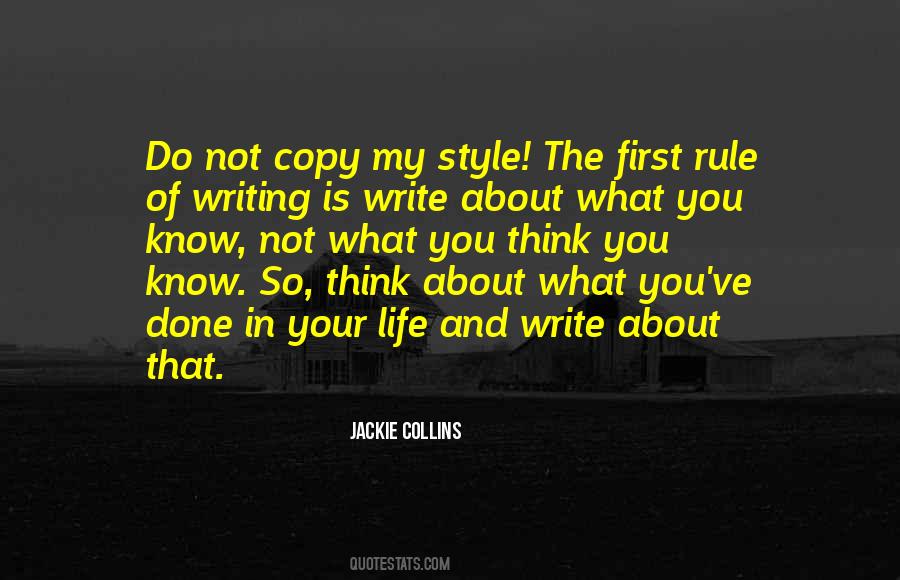 Quotes About Style Of Writing #616068