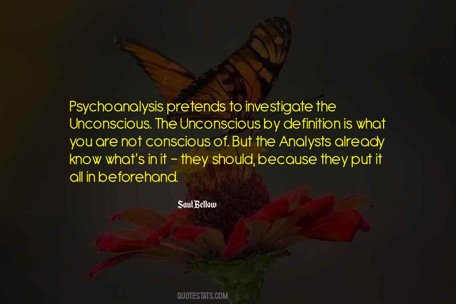 Quotes About Psychoanalysis #1011799