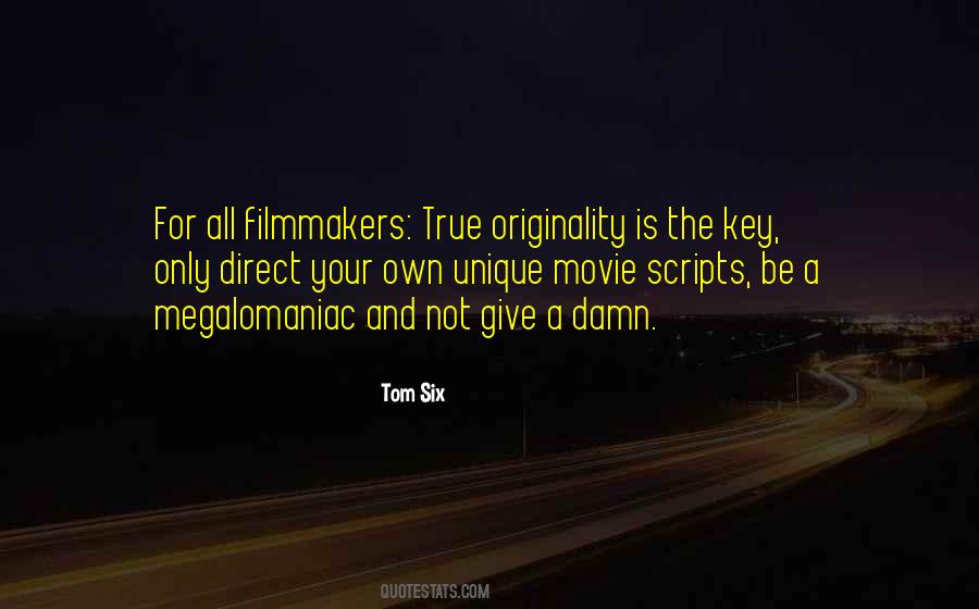 Quotes About Movie Scripts #1577860