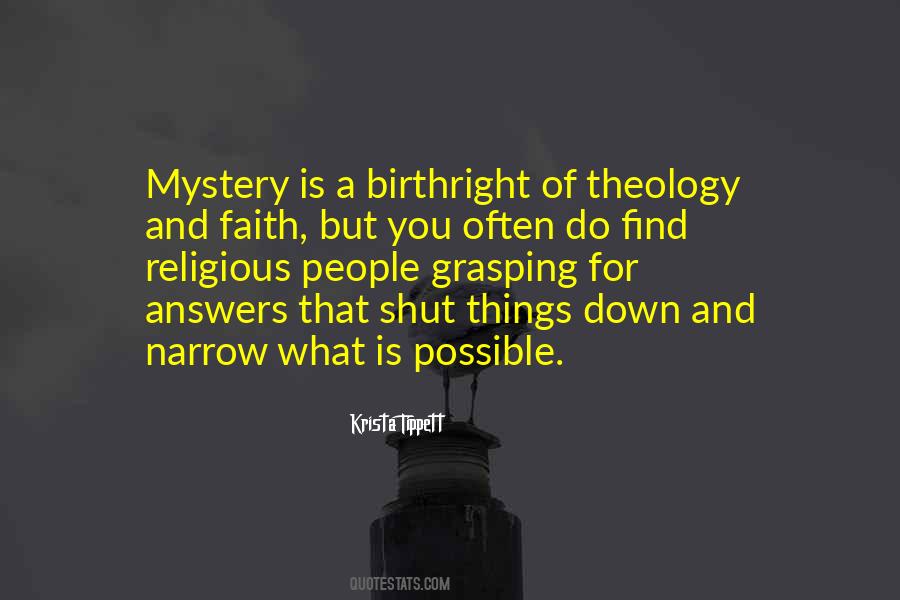 Religious Mystery Quotes #1170102