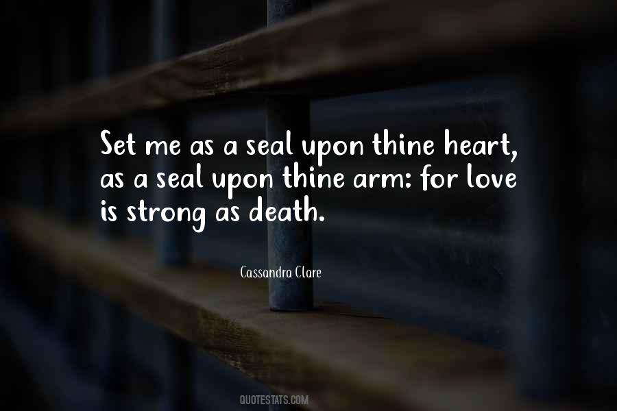 Love Is Strong Quotes #580042