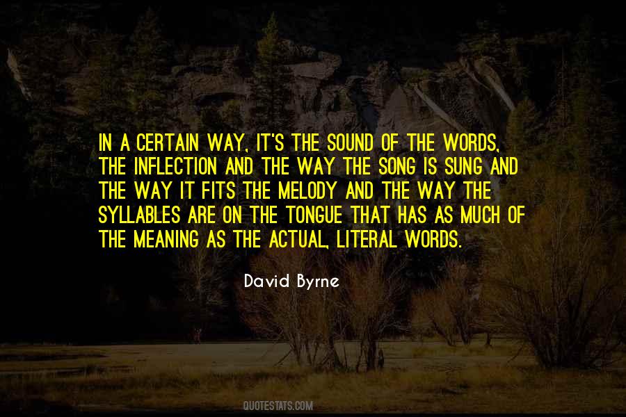 Quotes About Meaning Of Words #127302