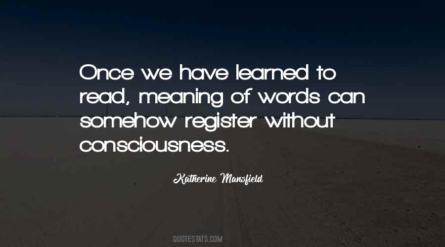 Quotes About Meaning Of Words #411903