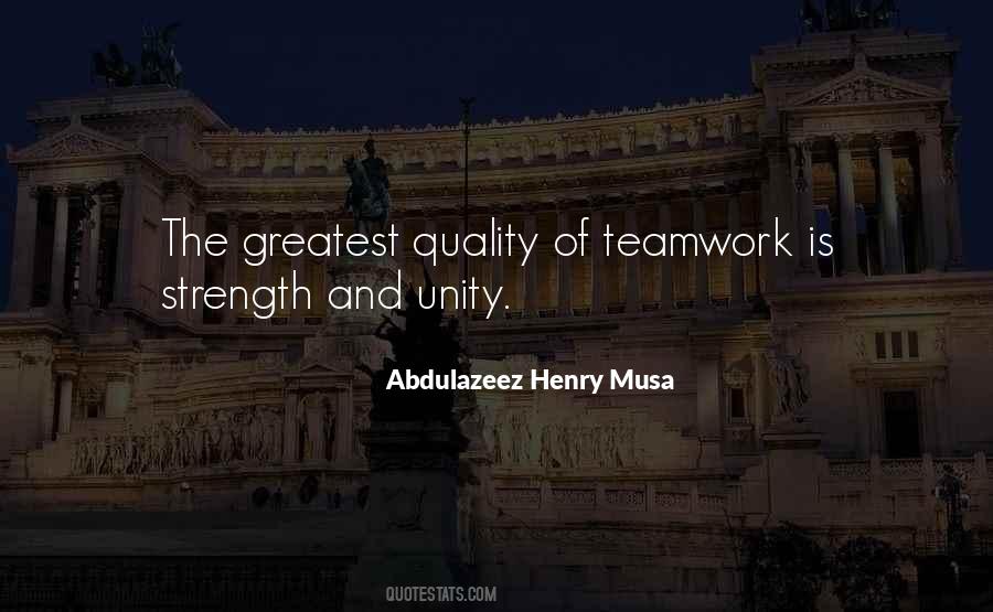 Quotes About Unity And Strength #251649