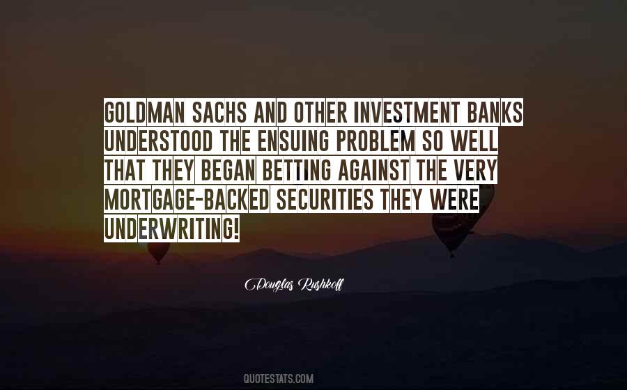 Quotes About Underwriting #669232